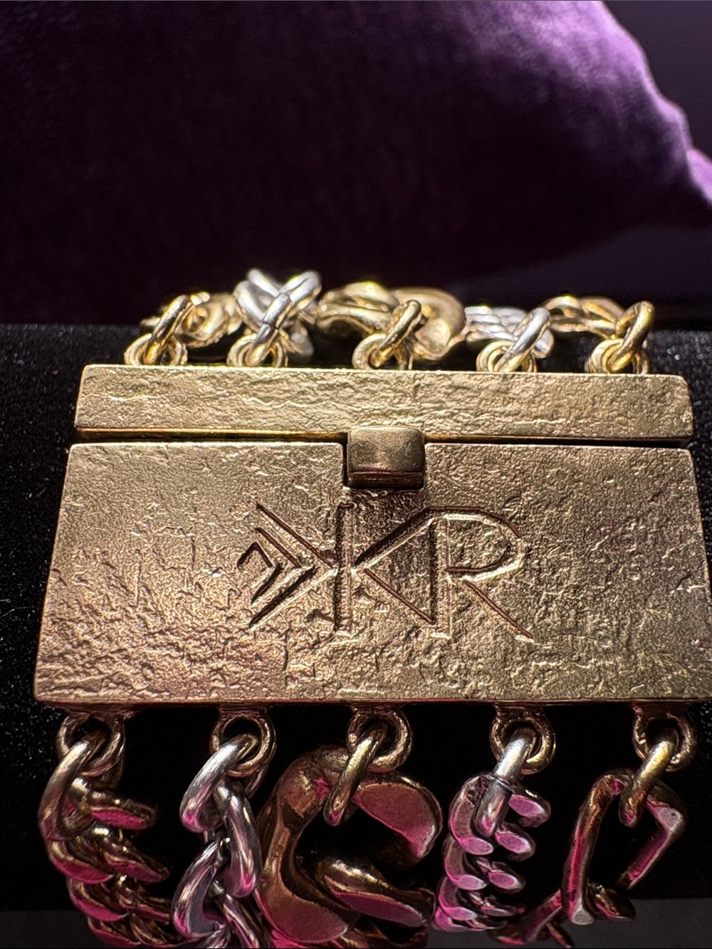 Silpada KR 5 row link bracelet. Like new! - Picture 2 of 2